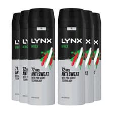 Image of Lynx Africa Antiperspirant Body Spray XL - 6 x 200ml