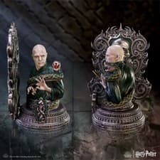Image of Single Harry Potter Voldemort Bookend Officially Licensed Hogwarts Statue 20.5cm