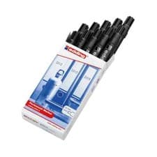 Image of Edding 2000C Permanent Marker Bullet Tip Black (Pack of 10) 2000C-001
