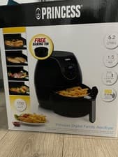 Image of Princess 182050 Digital Family Air Fryer 5.2L, Plastic, 1800 W, 5.2 liters,