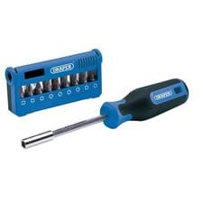 Image of Draper 04497 Screwdriver Multi Bit Set PZ PH Torx Magnetic Holder Case (19pc)