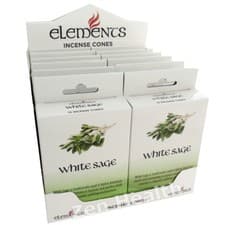 Image of 180 x WHITE SAGE INCENSE CONES, Calming, Peaceful Relaxing Aroma / Fragrance