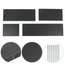 Image of 4PCS Wooden Floating Shelves Wall Mounted Rustic Industrial Display Storage Bath