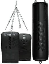 Image of RDX Boxing Punching Bag with Boxing Gloves Filled Heavy Bag 5FT Training MMA Bag