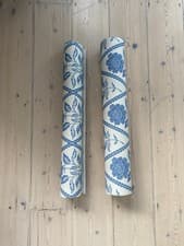 Image of Joules Juliette Floral Cream & Blue Wallpaper Rolls