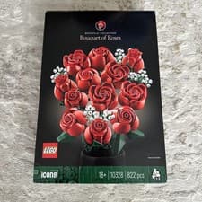 Image of LEGO Botanicals Icons Rose set 10328 Bouquet of Roses  - Flower Set 822 Pieces 
