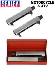 Image of Sealey VS1824 Motorcycle Motorbike ATV Coil Spring Compressor Install & Removal