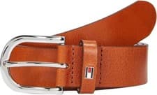 Image of Tommy Hilfiger Womens  Danny  Leather Belt Cognac 70cm (fits 24” ) New
