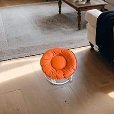 Image of Low stool with wheels, swivel chair, robust, for children and women,