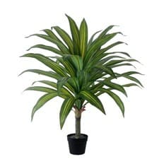 Image of Artificial Dracaena Plant 3.5FT Faux Indoor Tree Home Office UK
