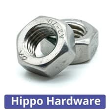 Image of M4 M5 M6 M7 M8 M10 M12 HEXAGON FULL NUT HEX NUTS DIN 934 A2 STAINLESS STEEL