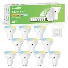 Image of 10-100 Pcs GU10 LED Bulbs 7W Warm Natural Cool White Dimmable Eneygy Saving lamp