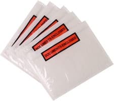 Image of Document Enclosed Wallets Printed A6, 158 x 110 mm, Packs of 50-1000