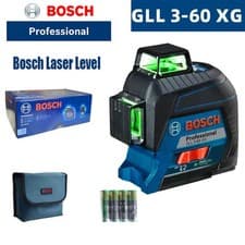 Image of Bosch Laser Level GLL3-60XG 360 Degree High Precision Green Light 12 Line Level