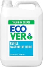 Image of Ecover Washing Up Liquid Refill, Washing Up Soap Fresh 5L Camomile & Clementine