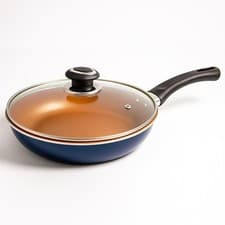 Image of Frying Pan with Lid 30cm Non Stick Pan with Induction - All Hobs Support