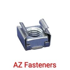 Image of M6 Cage Nuts 0.7mm -1.6mm Panel Zinc Plated (Pack Of 25)