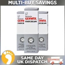Image of Gehwol Foot Cream 75ml - Strengthens Skin, Prevents Blisters & Chafing x3 Pack