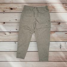 Image of Polo Ralph Lauren Double Knit Mesh Grey Fleece Pant Joggers Sweatpants XL £169