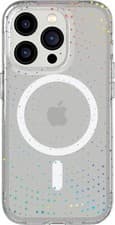Image of Tech21 iPhone 14 Pro Case Evo Sparkle MagSafe Back Cover Clear / Radiant Glitter