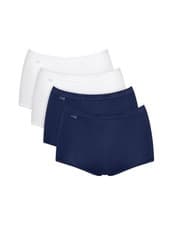Image of Sloggi Basic+ Brief High Rise Four Pack Comfy Essential Womens Knickers 10103326