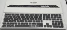 Image of GENUINE APPLE MAGIC KEYBOARD WITH NUMERIC KEYPAD TOUCH ID BLACK WIRELESS HEBREW