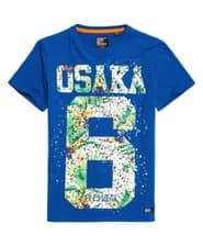Image of SUPERDRY Osaka Hibiscus Infill T-Shirt, Size S