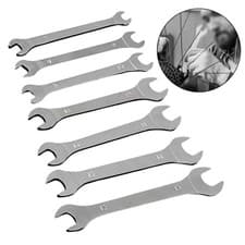 Image of Adjustable Open End Wrench Compact Design for Car Maintenance and Repairs
