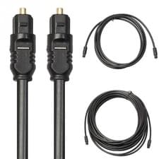 Image of 1M Digital Audio Fibre Optic Optical TOSLink Cable Lead Wire Sound Bar TV PS4