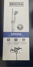 Image of BRISTAN Sonique Exposed 3 Thermostatic Single Lever Shower c/w Kit, Chrome