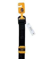 Image of Carhartt Nylon 36mm Webbing Ladder Lock Belt Black Heavy Duty Sz Large 38-40 NEW