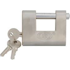 Image of Faithfull Brass Shutter Padlock 80mm