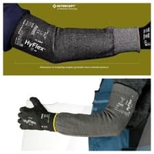 Image of Ansell 11-280 HyFlex Intercept Cut Resistant Sleeve 18" Wide Fit Soft Comfort