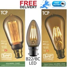 Image of TCP B22/BC LED Lumens Vintage Filament Light Bulb
