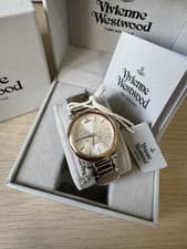 Image of RRP - £260 Vivienne Westwood Orb Stainless Steel 32mm Ladies Watch VV006SLSR