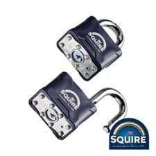 Image of Timco Stronglock Laminated Padlock Squire Lock Deadlock Keyed Alike 40mm Pack 2