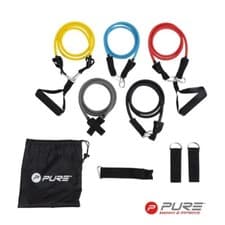 Image of Pure2Improve Training Cross fit Home Gym Exercise Resistance Bands Set P2I200760