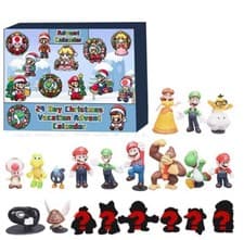 Image of Super Mario Christmas Advent Calendar 24 Days Including Mystery Figures