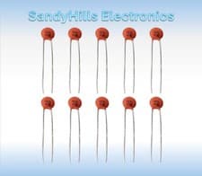 Image of Ceramic Disc Capacitors Capacitor 1pF - 100 nF 50V Pack Size 10,20,50
