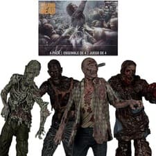 Image of The Walking Dead - Walkers 4-Pack - McFarlane Toys Action Figures