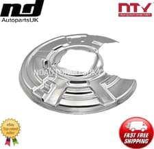Image of For BMW 5 10- F10 F11 1x Rear Right Brake Disc Dust Cover Back Plate Shield