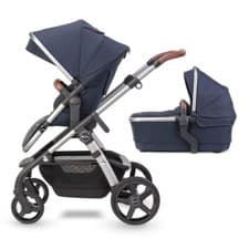 Image of NEW Silver Cross Wave 2 in 1 Pushchair and Carrycot in Indigo