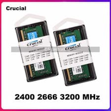 Image of Crucial 8GB/16GB 2400 2666 3200 MHz DDR4 RAM SO-DIMM 260Pin For Laptop PC Lot