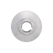 Image of Bosch Front Brake Discs Oiled Vented HC 280mm Pair For Opel Movano 2.5 D