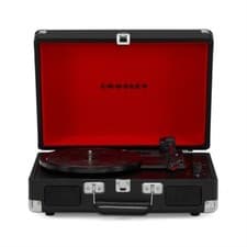Image of Black Crosley Cruiser Portable  Vinyl Turntable,Bluetooth  Briefcase (Brand New)