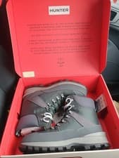 Image of Hunter Mens uk 10 Arctic Moss Waterproof Commando Boots Greenish colour New