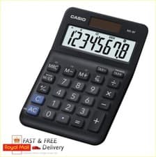 Image of Casio MS-8F-WA Desk Calculator 8 Digit Tax Calculations Large Display