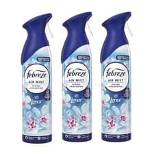 Image of 3x Febreze Air Mist Air Freshener Spray Spring Awakening 185 ml