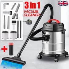 Image of 2000W Vacuum Cleaner Wet and Dry Bagless 20L Cylinder Powerful Compact Cleaning