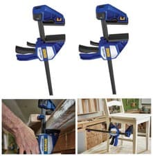 Image of 2 x IRWIN Xtreme Pressure XP Quick Grip Quick Change 12"/300mm Clamps & Spreader